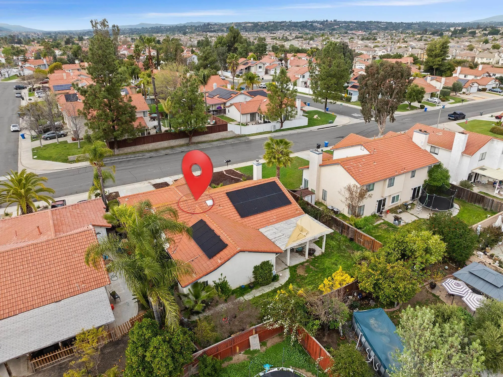 31297 Huron Street Temecula, CA 92592 - Photo 34 of 42 an aerial view of residential houses with outdoor space