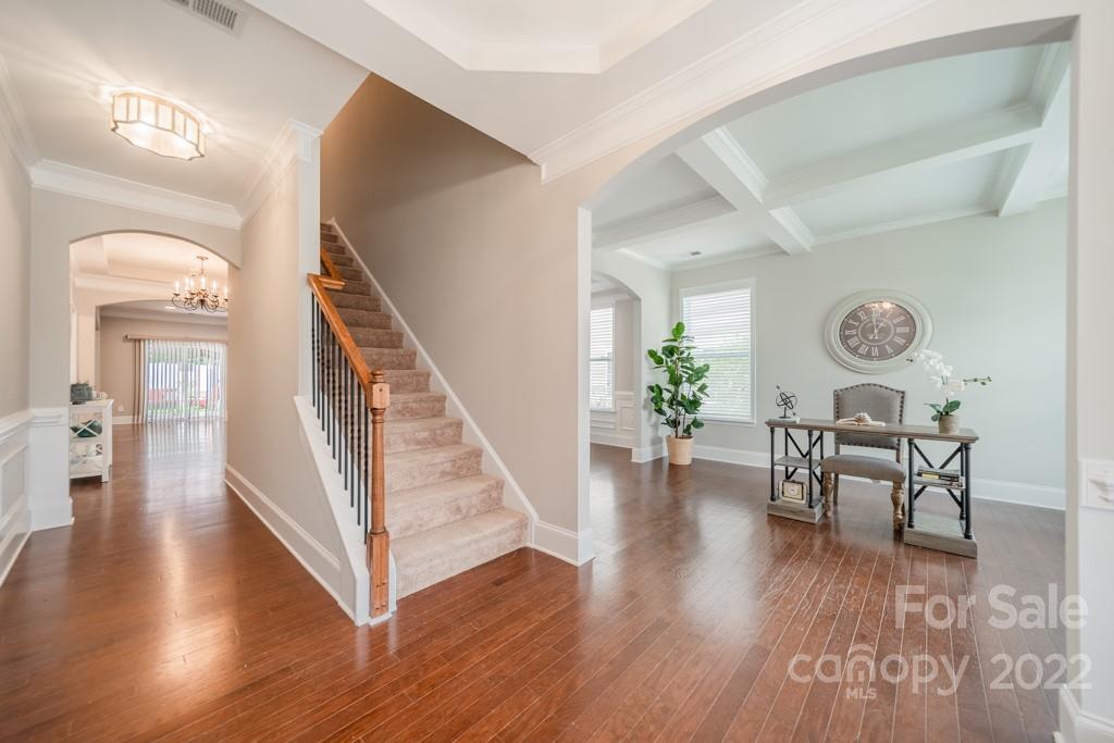 79109 Ridgehaven Road Lancaster, SC 29720 - Photo 3 of 48 a view of dining room with furniture and wooden floor