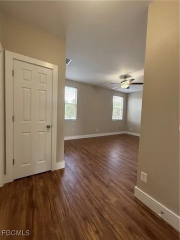 wooden floor in an empty room