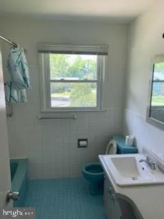a bathroom with a sink and a toilet