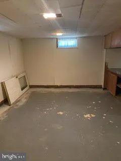 a view of a room with an empty space