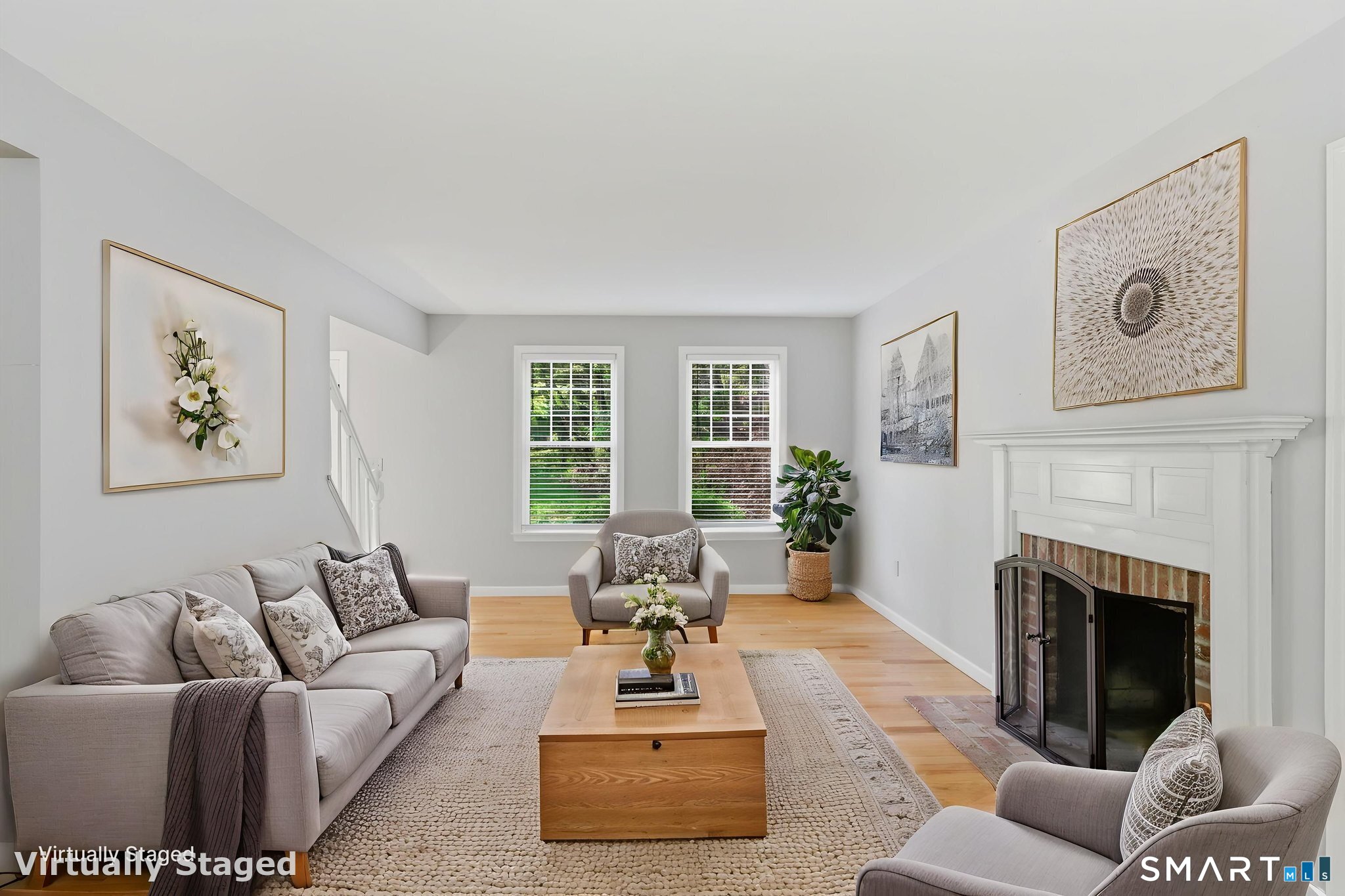 21 Greenwood Road North Granby, CT 06060 - Photo 3 of 40 a living room with furniture and a fireplace