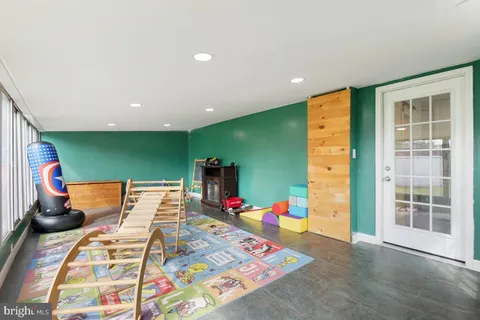 a very nice looking room with a large window