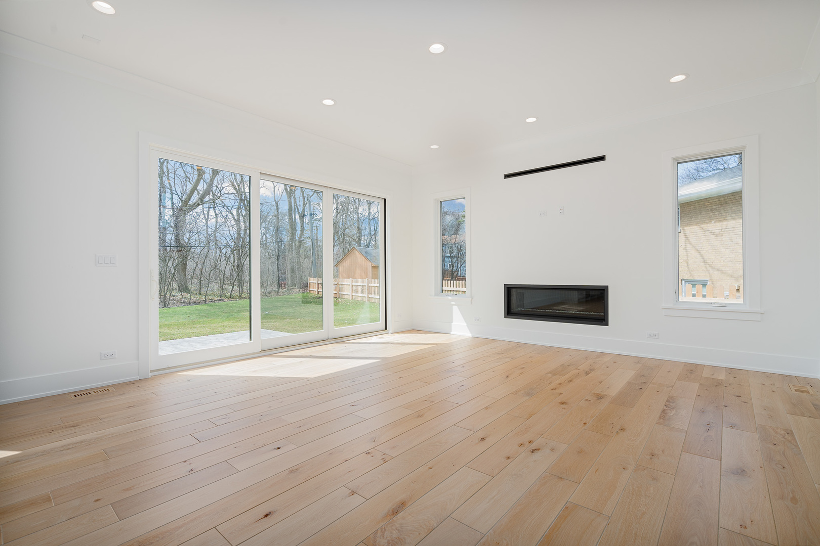 2421 Sumac Circle Glenview, IL 60025 - Photo 5 of 27 a view of empty room with wooden floor and fan