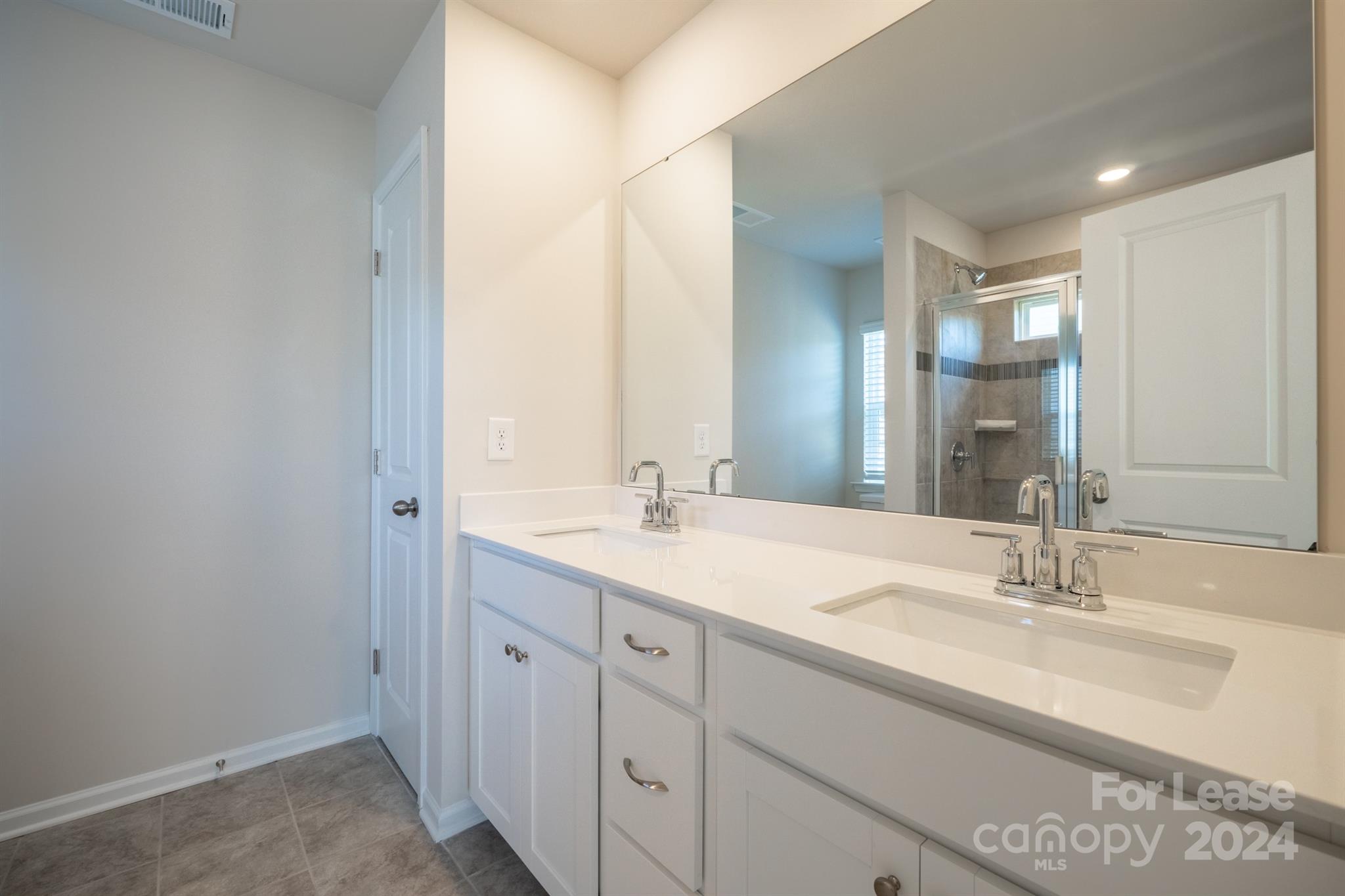 15307 Lake Ridge Road Charlotte, NC 28278 - Photo 29 of 33 a bathroom with a sink and a mirror