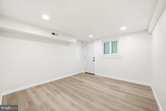 wooden floor in a room