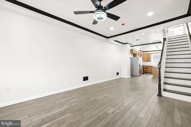 wooden floor in an empty room