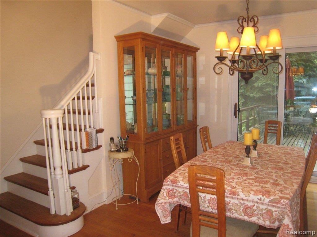 Dining room - stairway to upstai