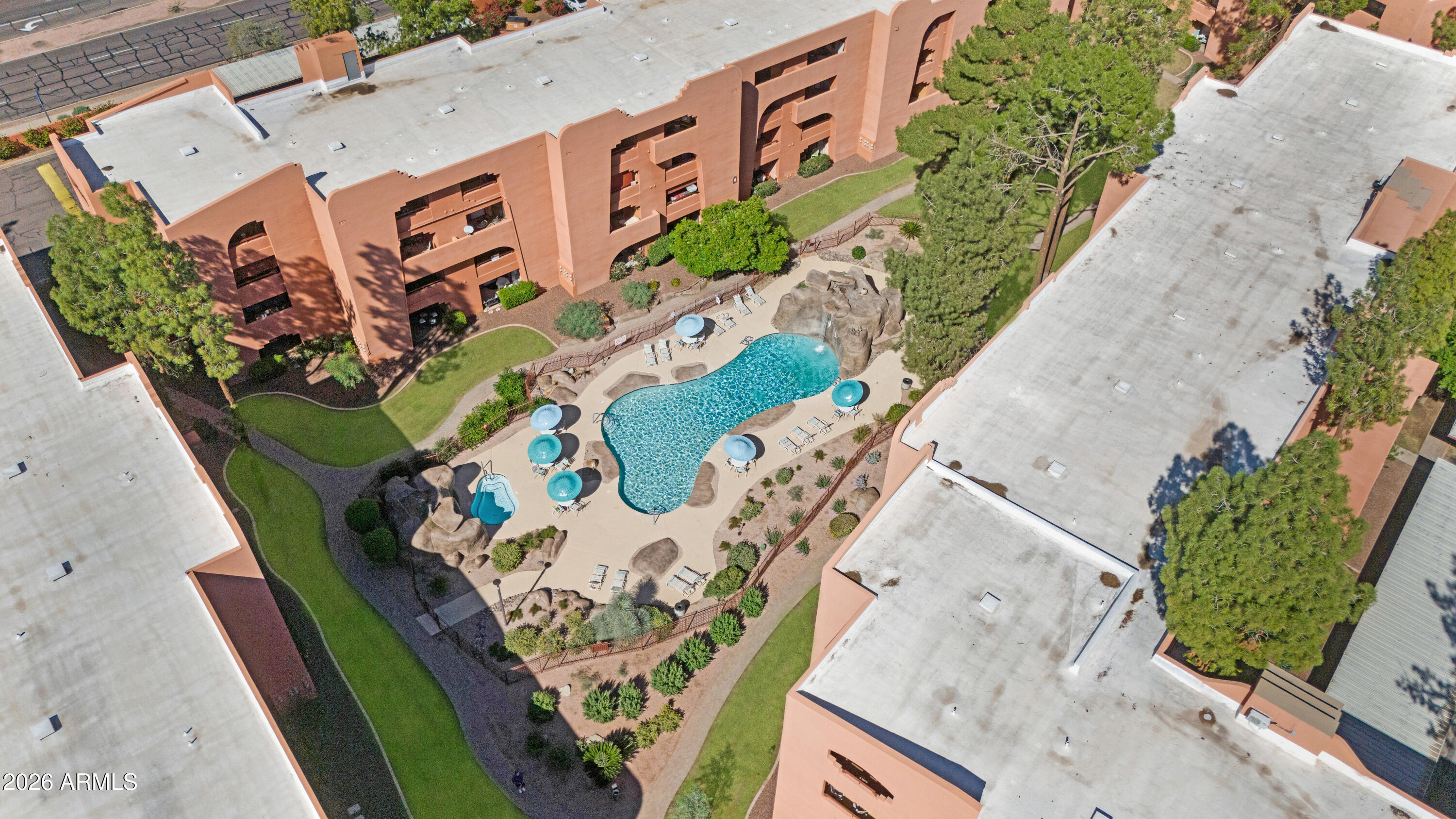 4303 East Cactus Road, Unit 410 Phoenix, AZ 85032 - Photo 43 of 50 an aerial view of a house