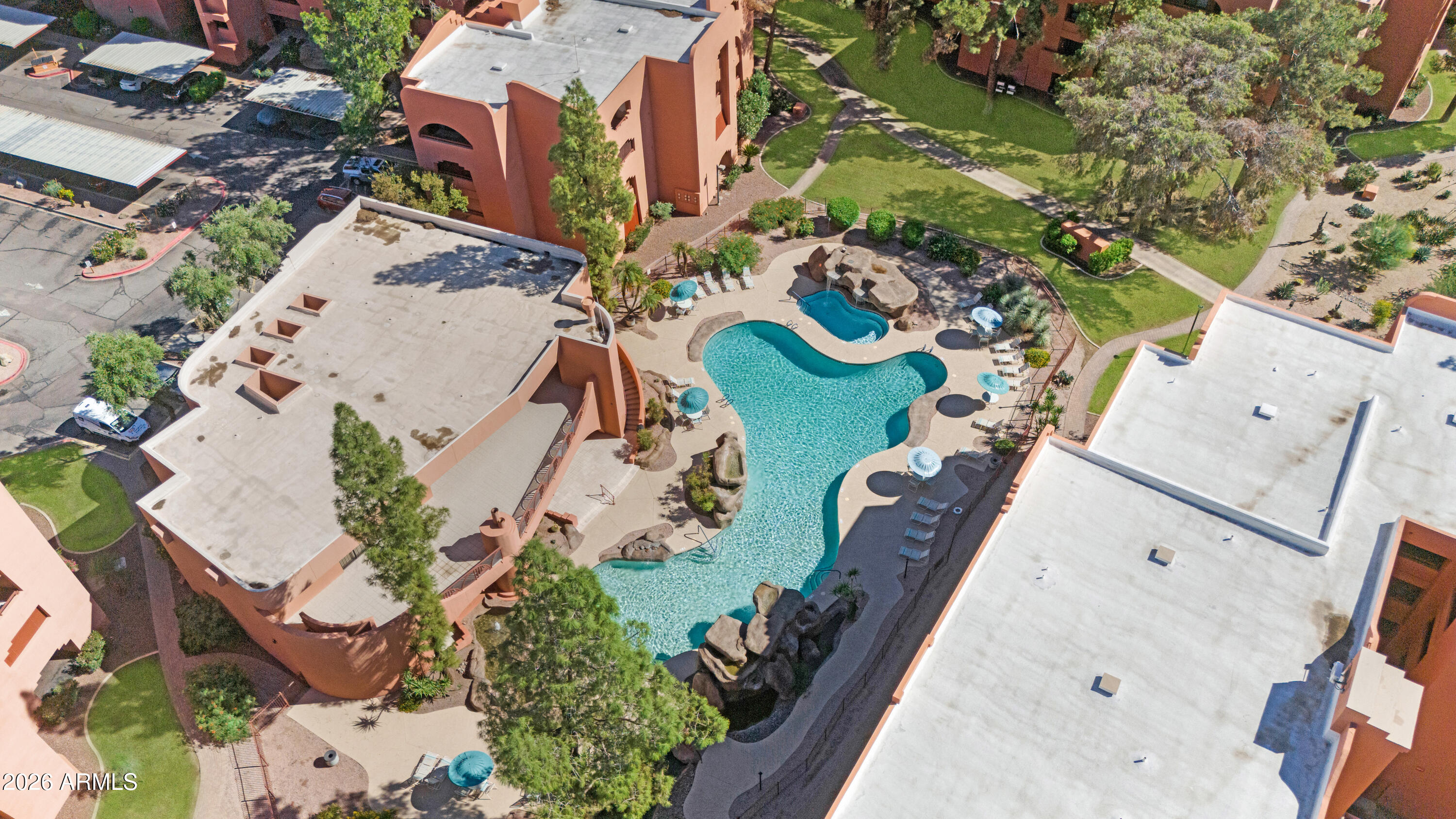 4303 East Cactus Road, Unit 410 Phoenix, AZ 85032 - Photo 44 of 50 an aerial view of a house