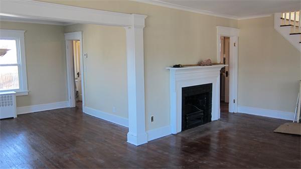 43 Appleton Street Springfield, MA 01108 - Photo 25 of 29 a view of a livingroom with a fireplace