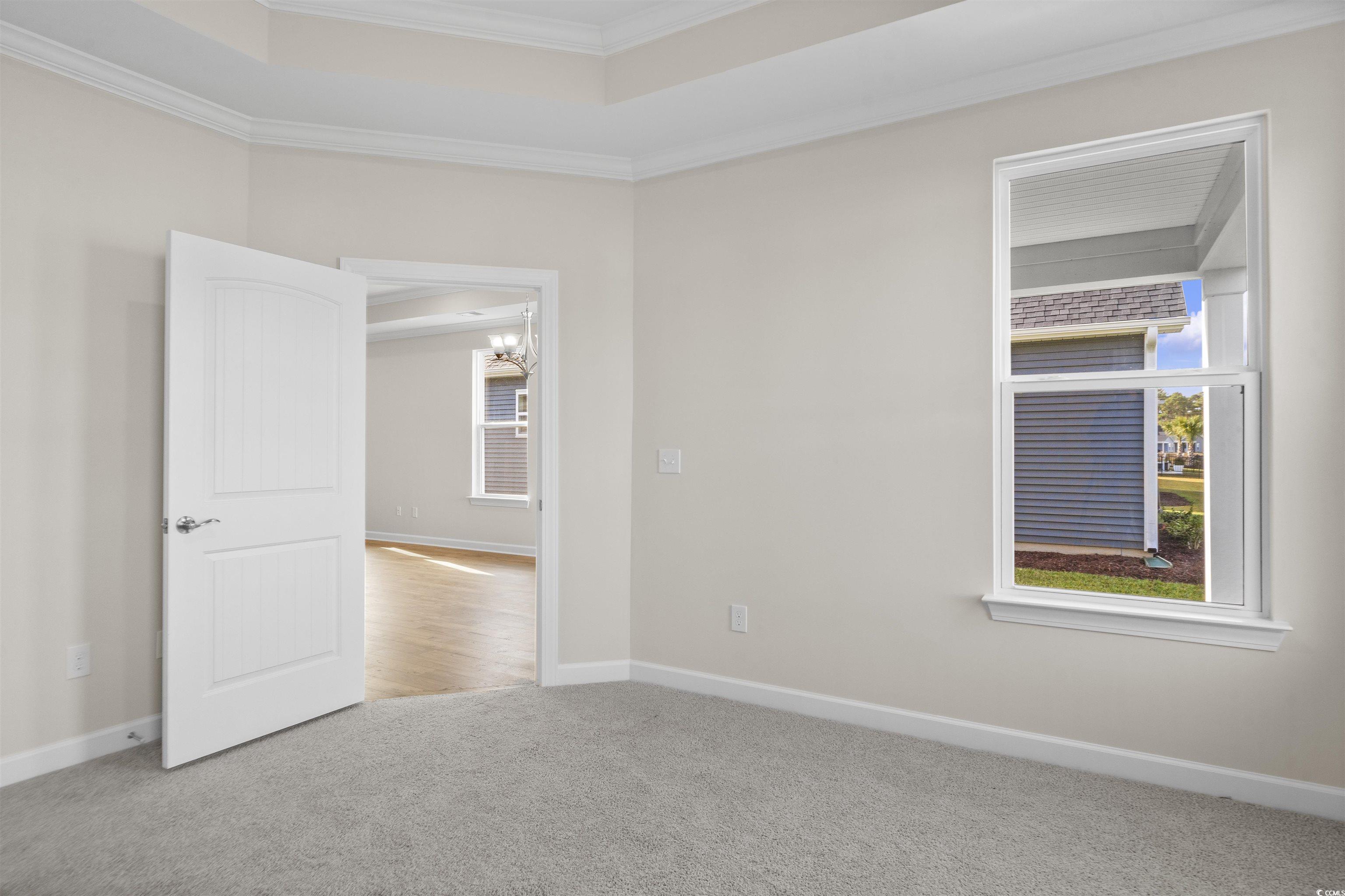 843 Cascade Loop Little River, SC 29566 - Photo 14 of 27 Unfurnished room featuring light carpet, ornamenta
