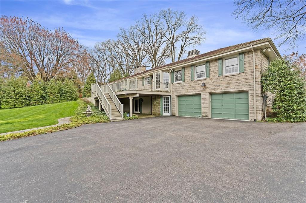2676 Sunset Lane Allison Park, PA 15101 - Photo 2 of 25 Relax and Enjoy the Breathtaking View of the Expansive Landscaped Yard. The yard borders the woods with a running creek and abundant wildlife!
