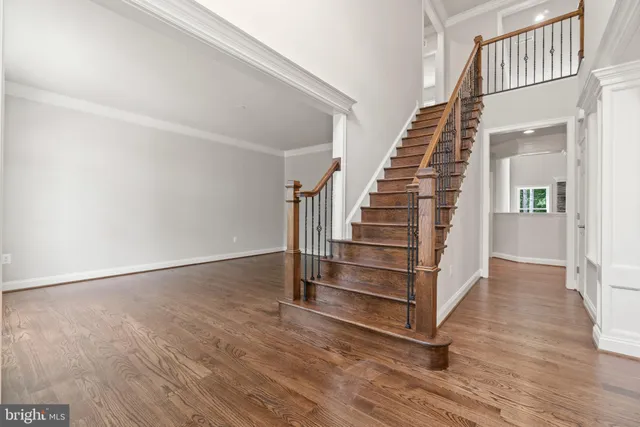 a view of wooden floor in a room