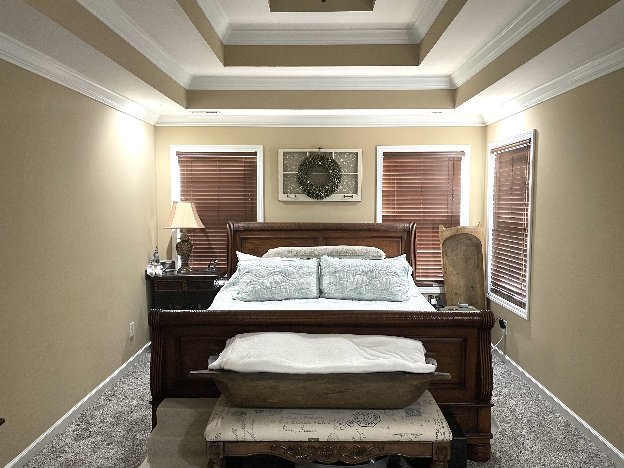 1458 Raven Road Clarksville, TN 37042 - Photo 12 of 33 a bed sitting in a bedroom next to a window