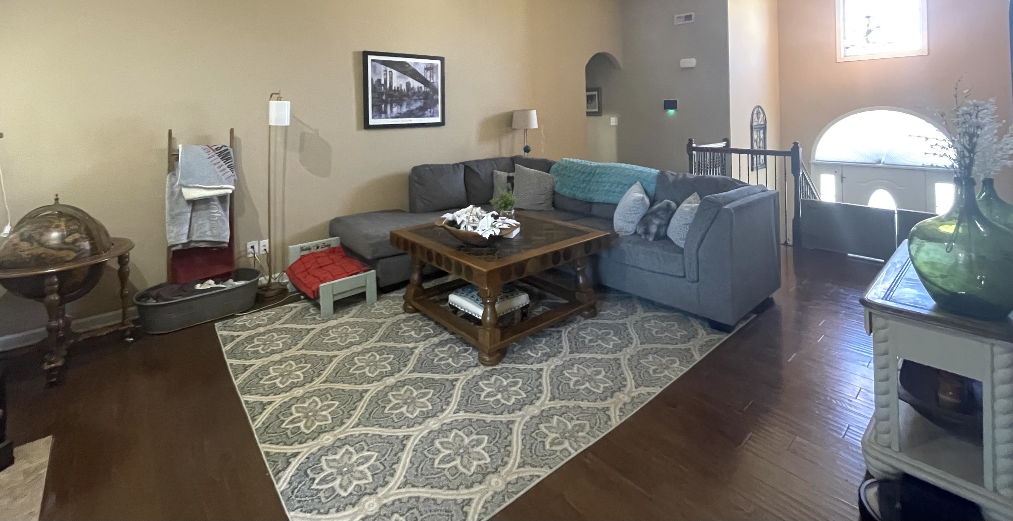 1458 Raven Road Clarksville, TN 37042 - Photo 7 of 33 a living room with furniture and wooden floor