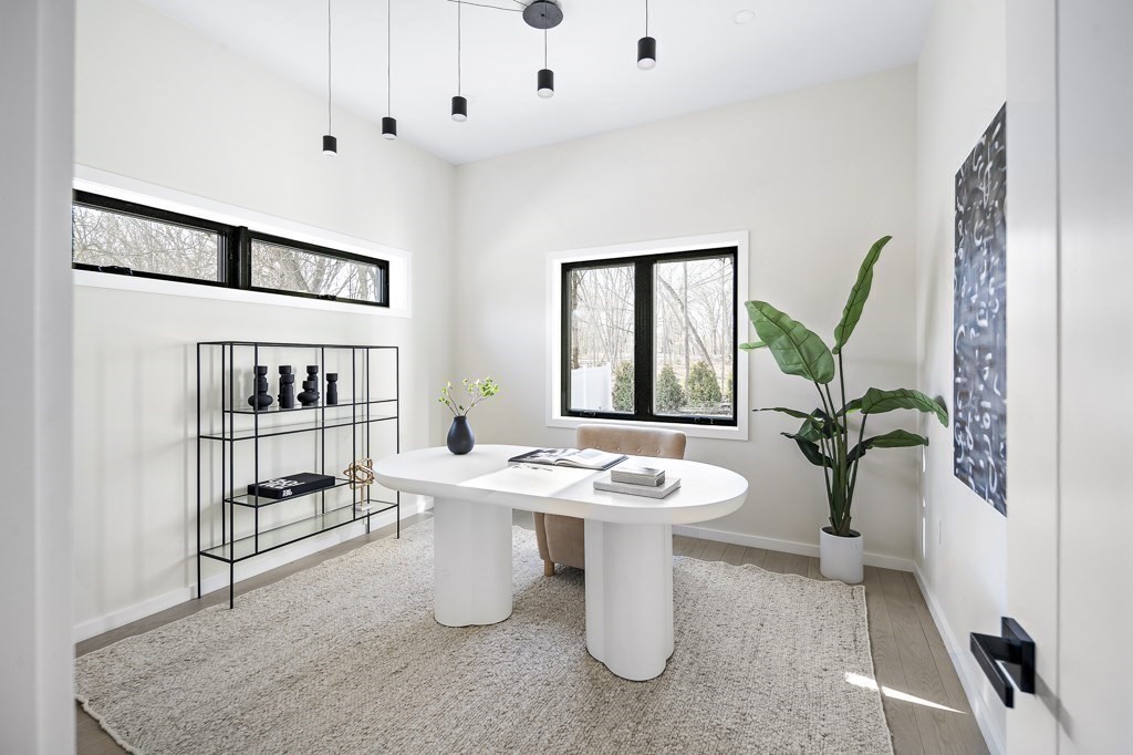 109 Wiswall Road Newton, MA 02459 - Photo 20 of 36 a living room with furniture a window and potted plant