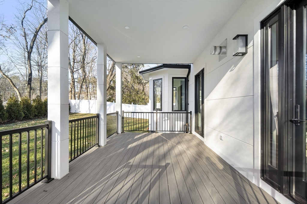 109 Wiswall Road Newton, MA 02459 - Photo 34 of 36 a view of a house with a balcony