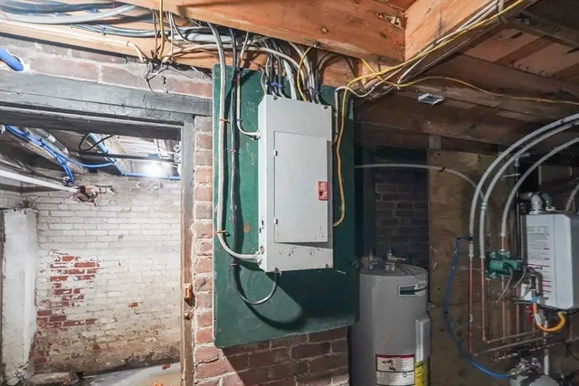 a house with trees in front of it