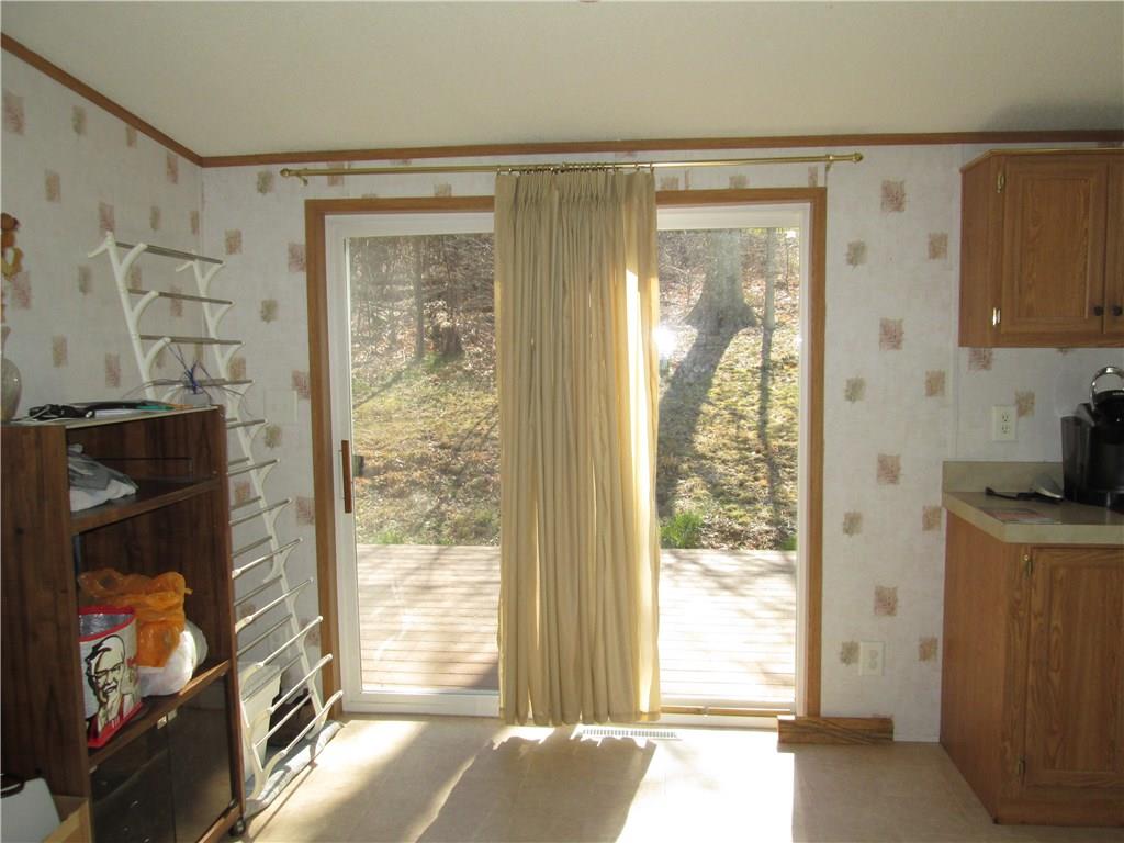 431 B School Road Clinton, PA 15026 - Photo 7 of 25 Slider in dining area leading to large deck