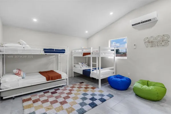 a bathroom with a shower and a toilet