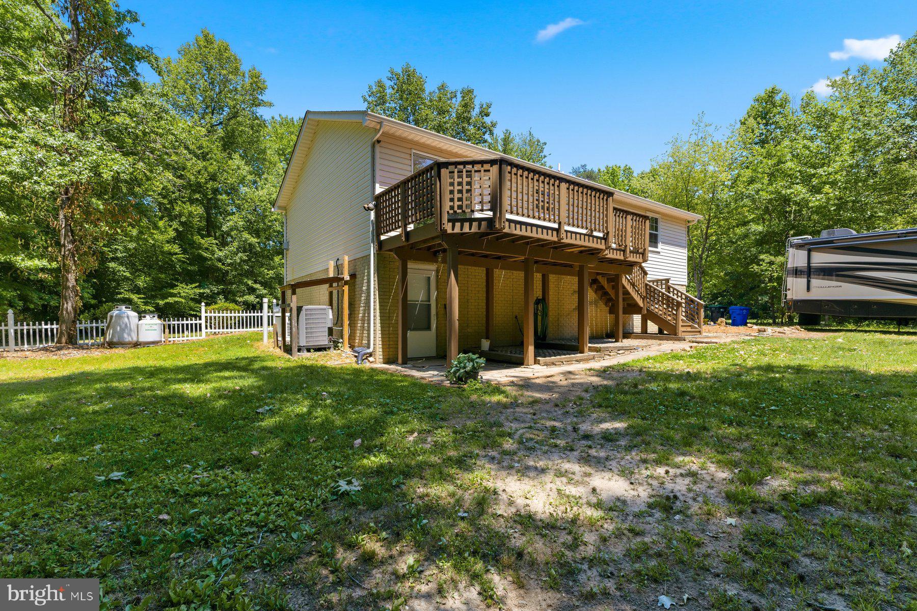 4095 Sweetman Road Marbury, MD 20658 - Photo 40 of 44 Rear of Home and Deck