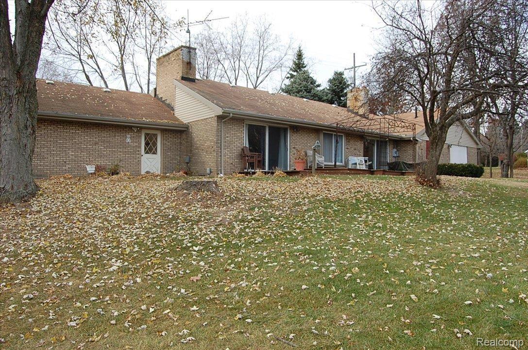 rear of home