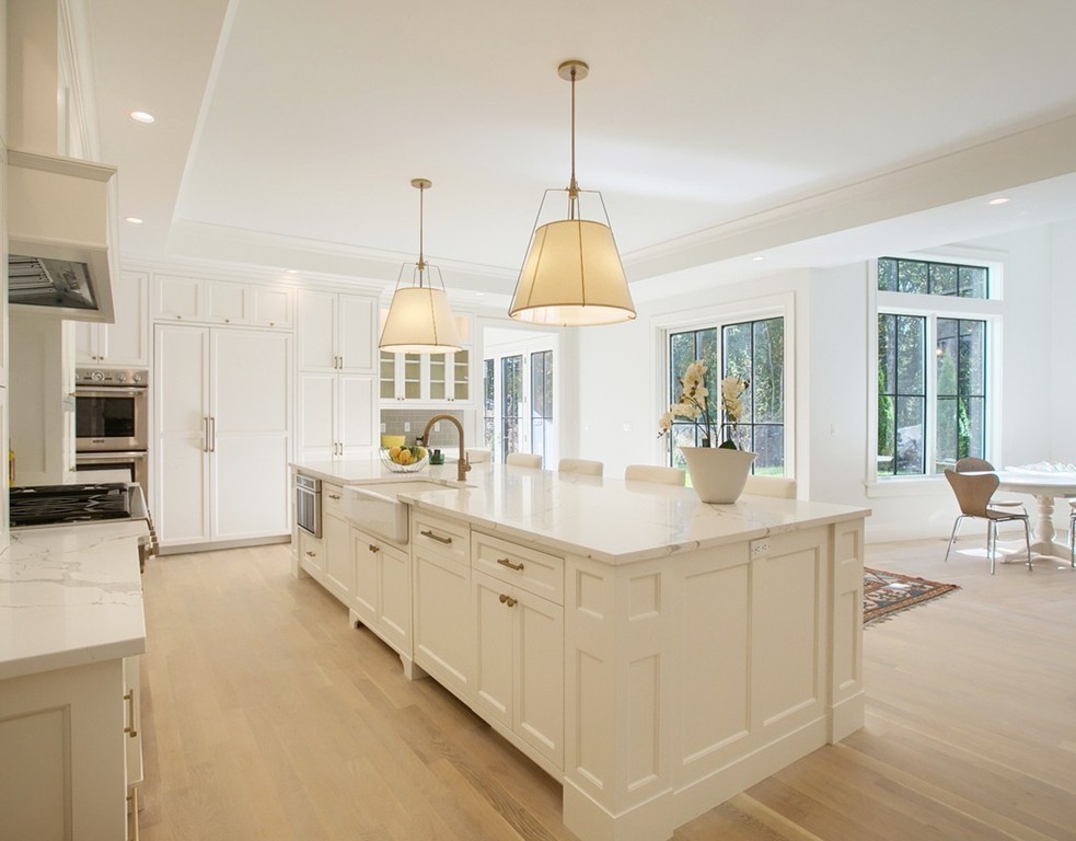 2 Trinity Court Wellesley, MA 02481 - Photo 10 of 27 a large white kitchen with a large window