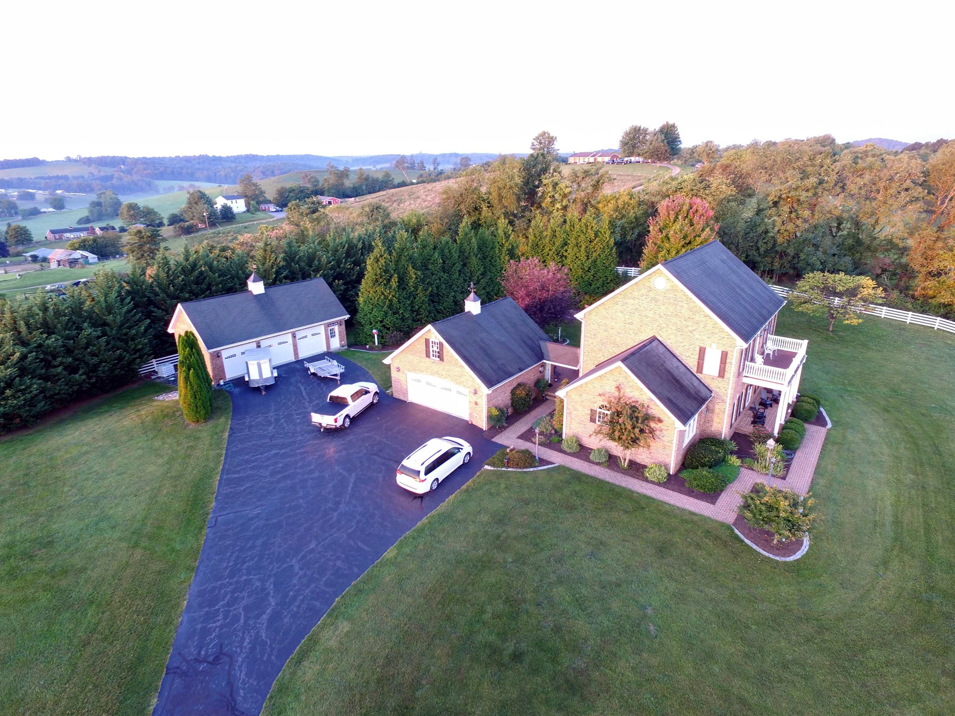 2750 Spring Hill Road Staunton, VA 24401 - Photo 3 of 68 an aerial view of a house with backyard