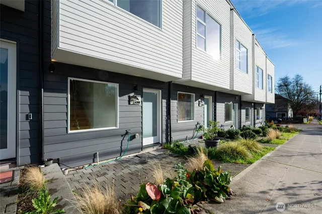 a front view of a house with a porch