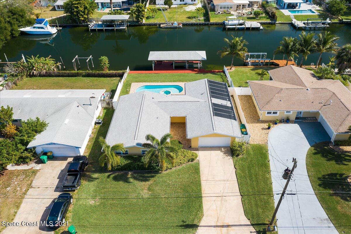 105 La Riviere Road Cocoa Beach, FL 32931 - Photo 14 of 21 Aerial