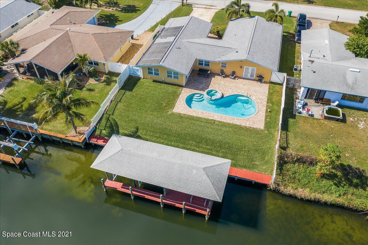 105 La Riviere Road Cocoa Beach, FL 32931 - Photo 15 of 21 Aerial