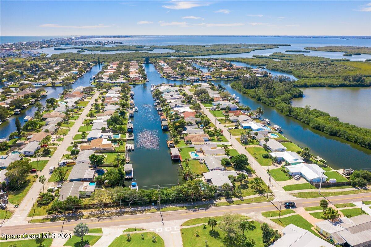 105 La Riviere Road Cocoa Beach, FL 32931 - Photo 17 of 21 Aerial