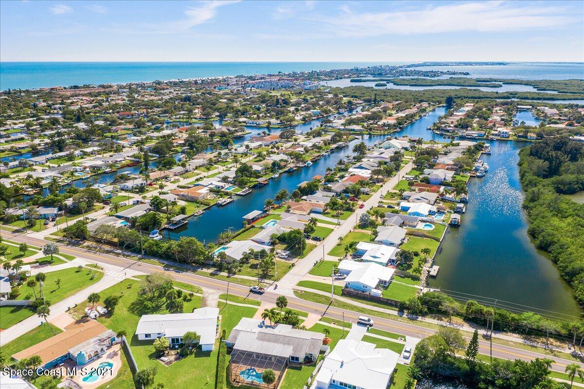 105 La Riviere Road Cocoa Beach, FL 32931 - Photo 18 of 21 Aerial