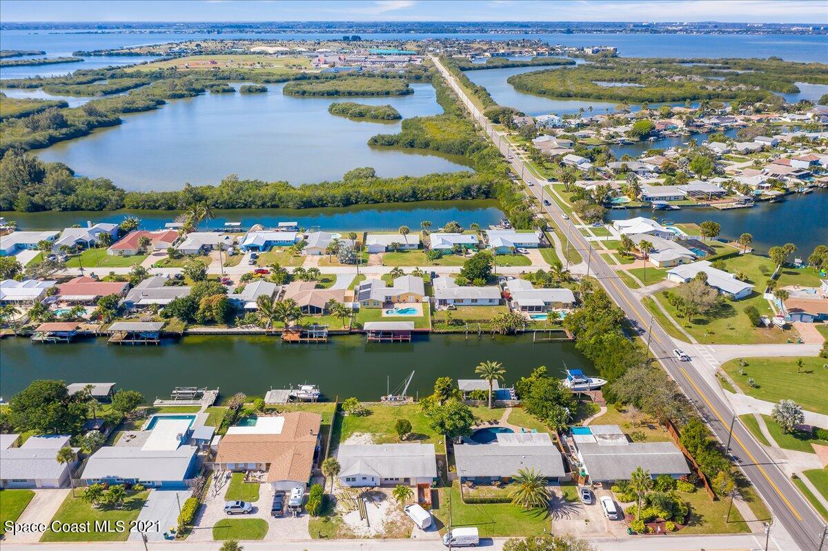 105 La Riviere Road Cocoa Beach, FL 32931 - Photo 20 of 21 Aerial