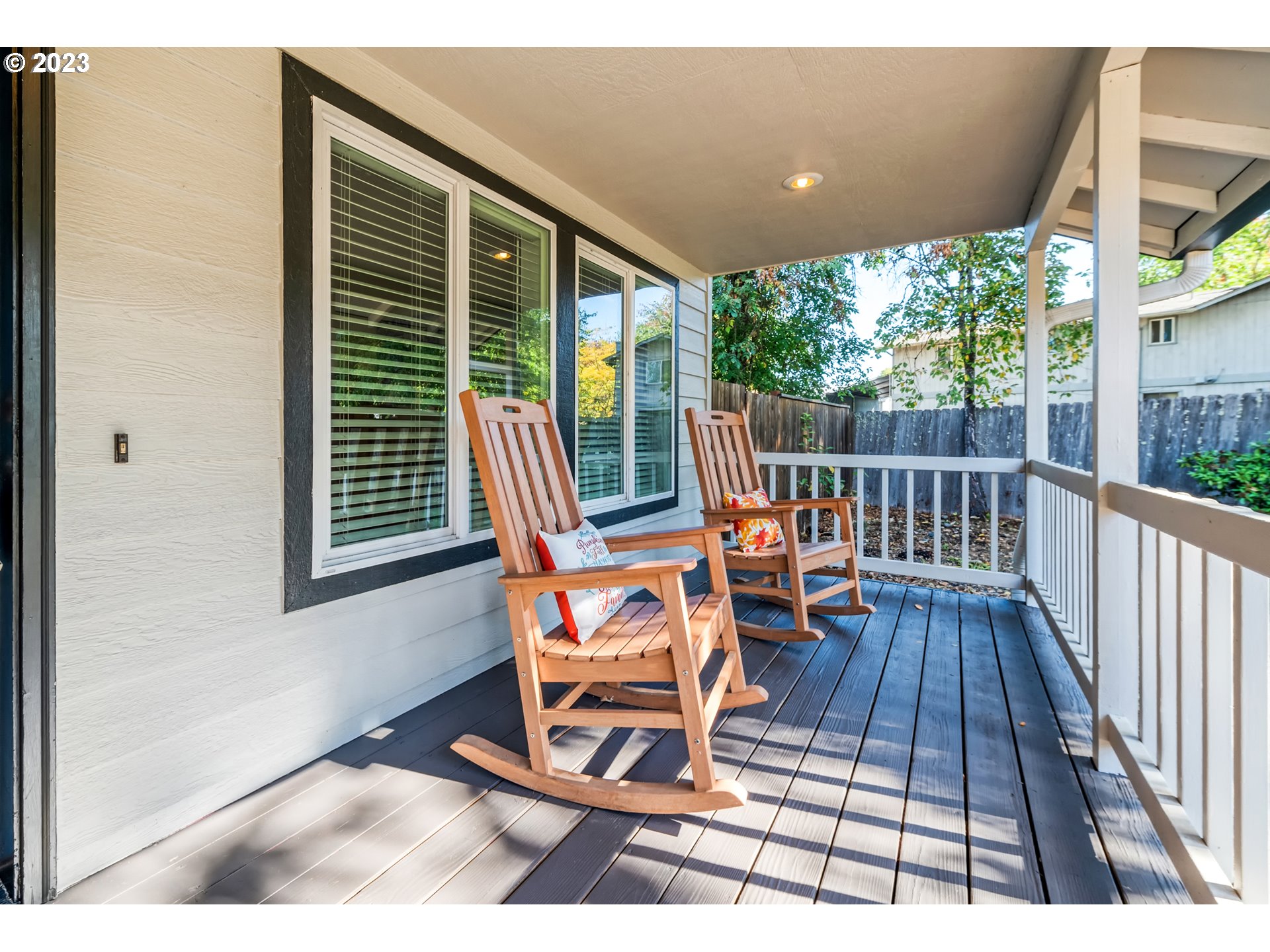7370 B Street Springfield, OR 97478 - Photo 4 of 41 a view of a chairs on the deck