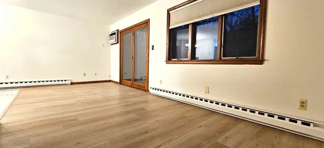 a view of a balcony and floor