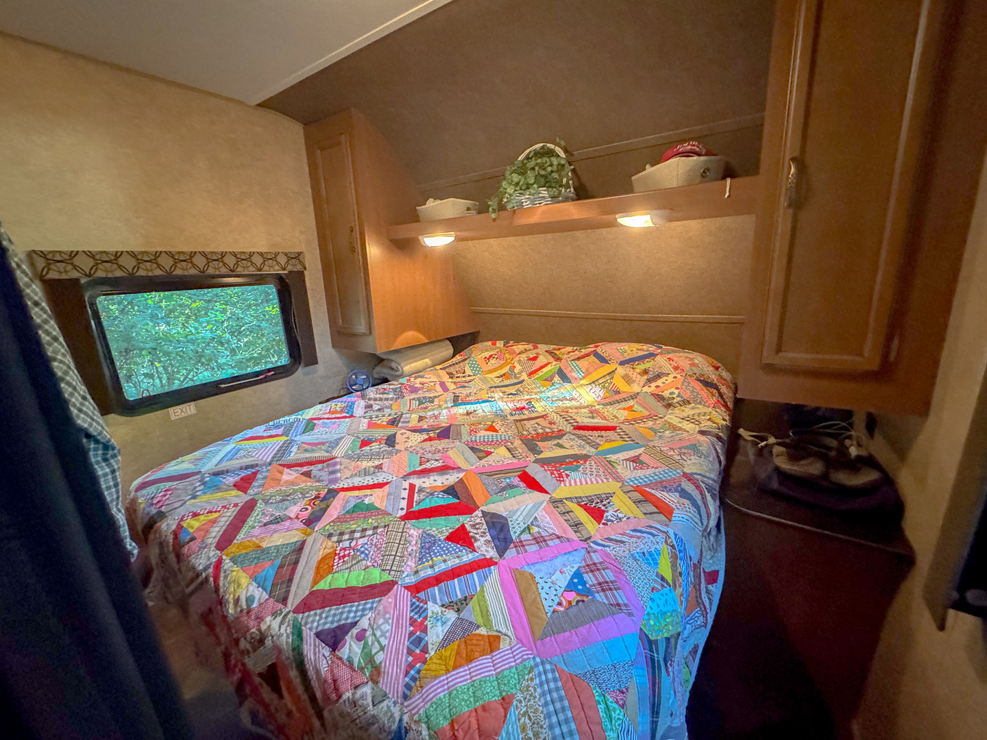 9-46 Woodhaven Sublette, IL 61367 - Photo 15 of 18 a bedroom with a bed and a lamp on dresser