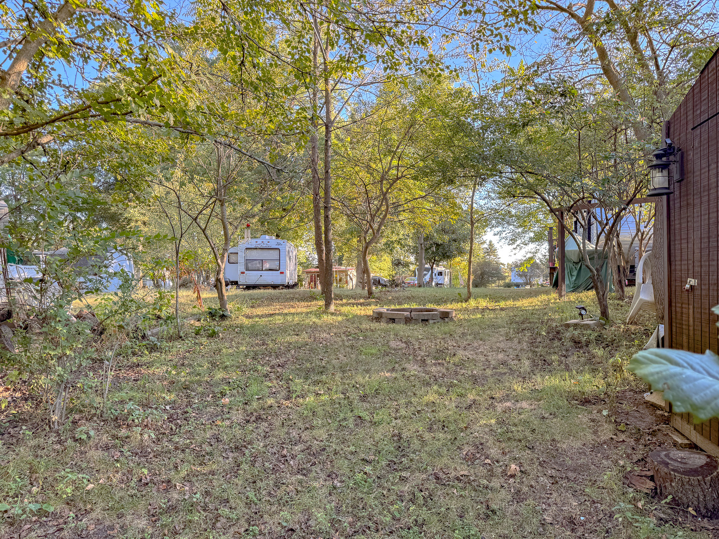 9-46 Woodhaven Sublette, IL 61367 - Photo 9 of 18 a backyard of a house with a tree