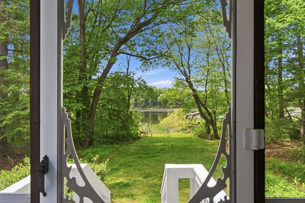 43 Flint Road Tyngsborough, MA 01879 - Photo 37 of 40 a view of yard from a window