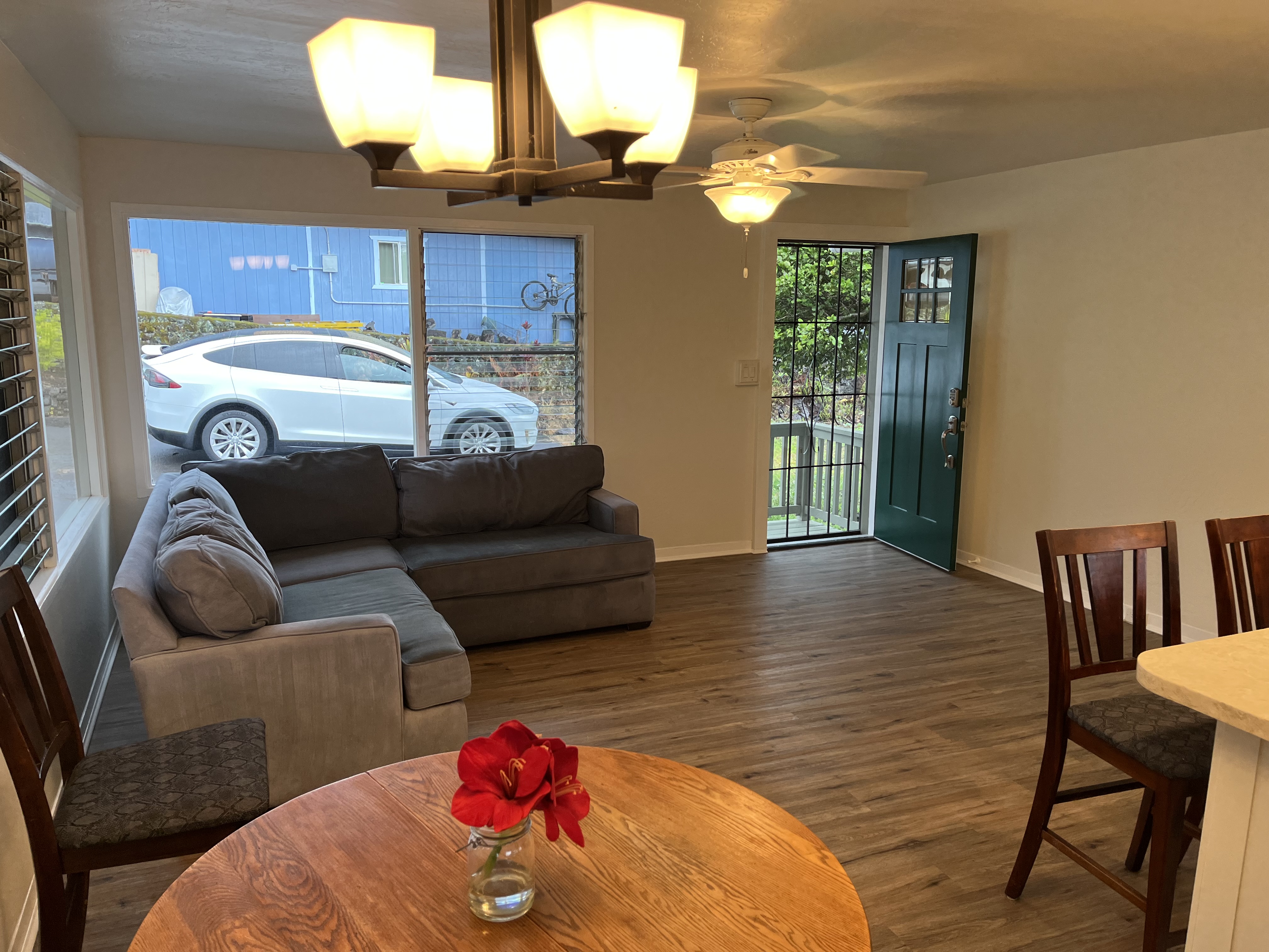 81-6265 Hind Road Captain Cook, HI 96704 - Photo 3 of 5 a living room with furniture and wooden floor