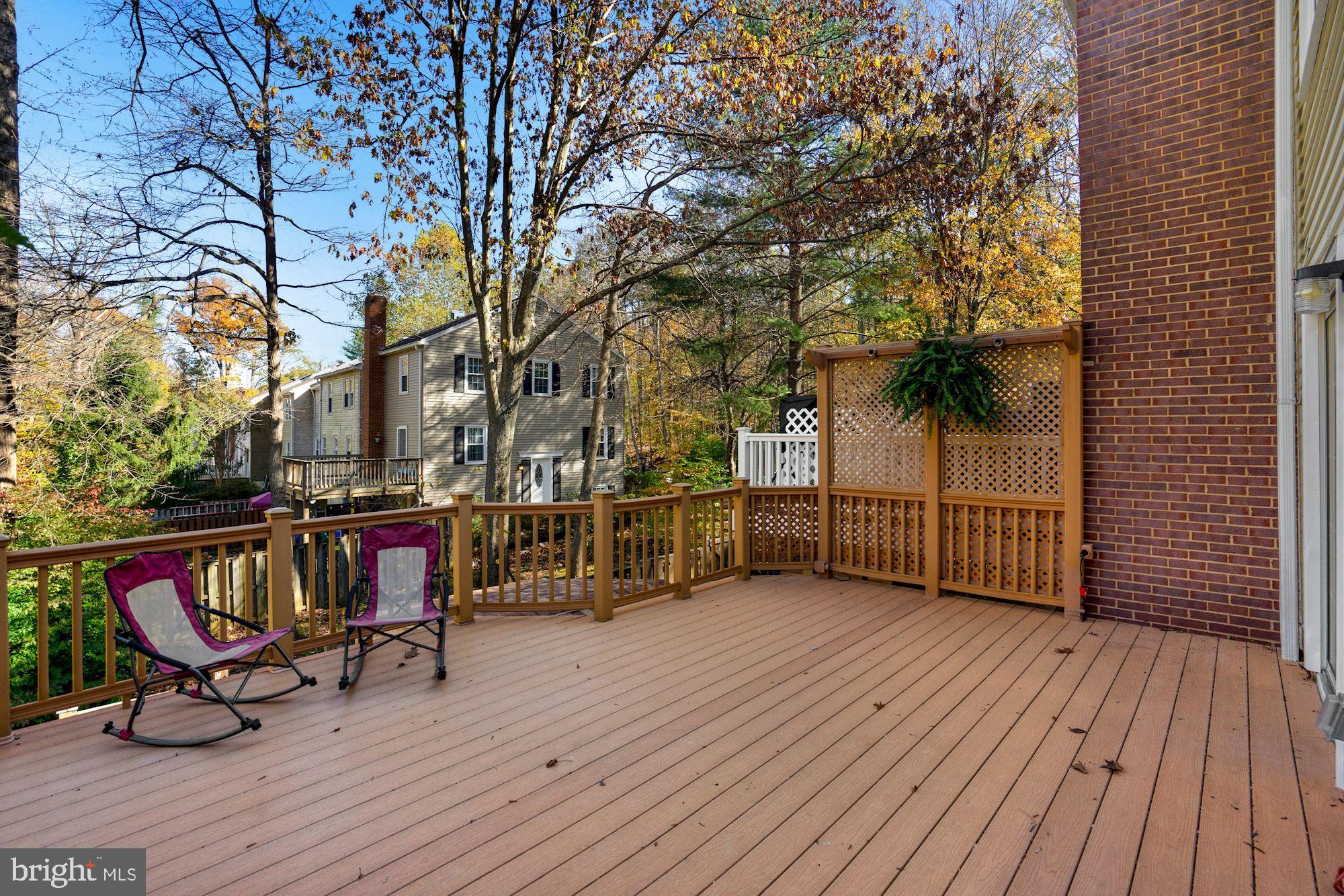5630 Kirkham Court Springfield, VA 22151 - Photo 5 of 24 Rear deck