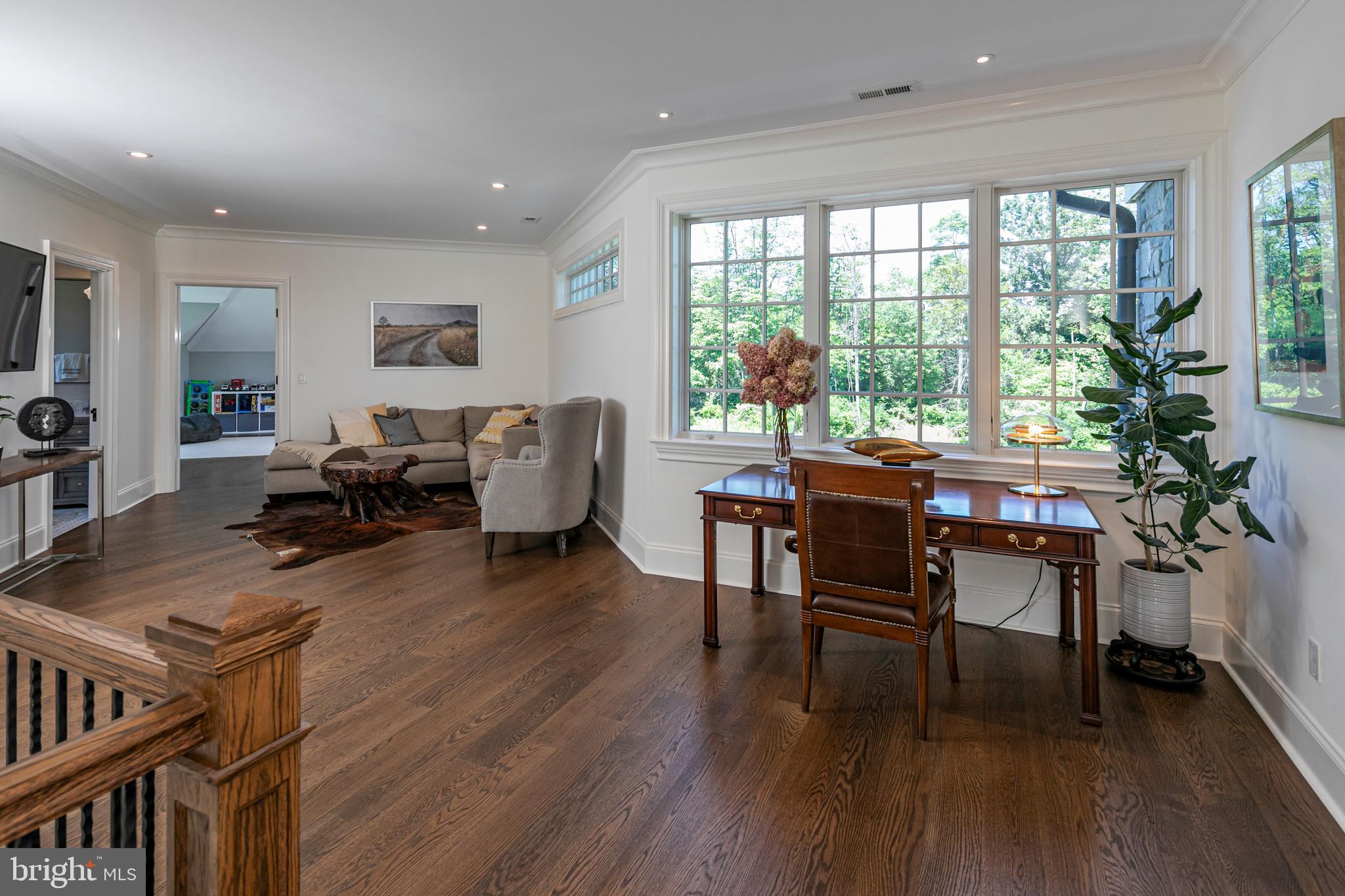 280 Carter Road Princeton, NJ 08540 - Photo 40 of 79 a living room with furniture and a wooden floor