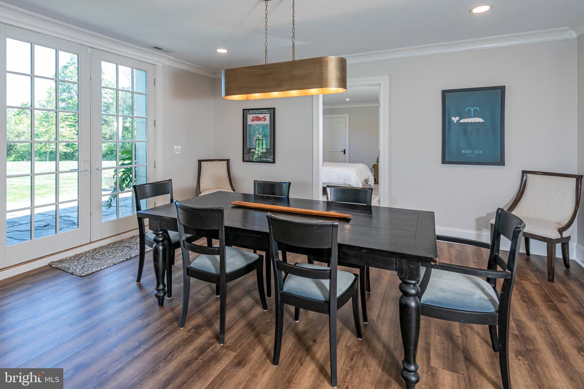 280 Carter Road Princeton, NJ 08540 - Photo 54 of 79 a view of a dining room with furniture window and wooden floor