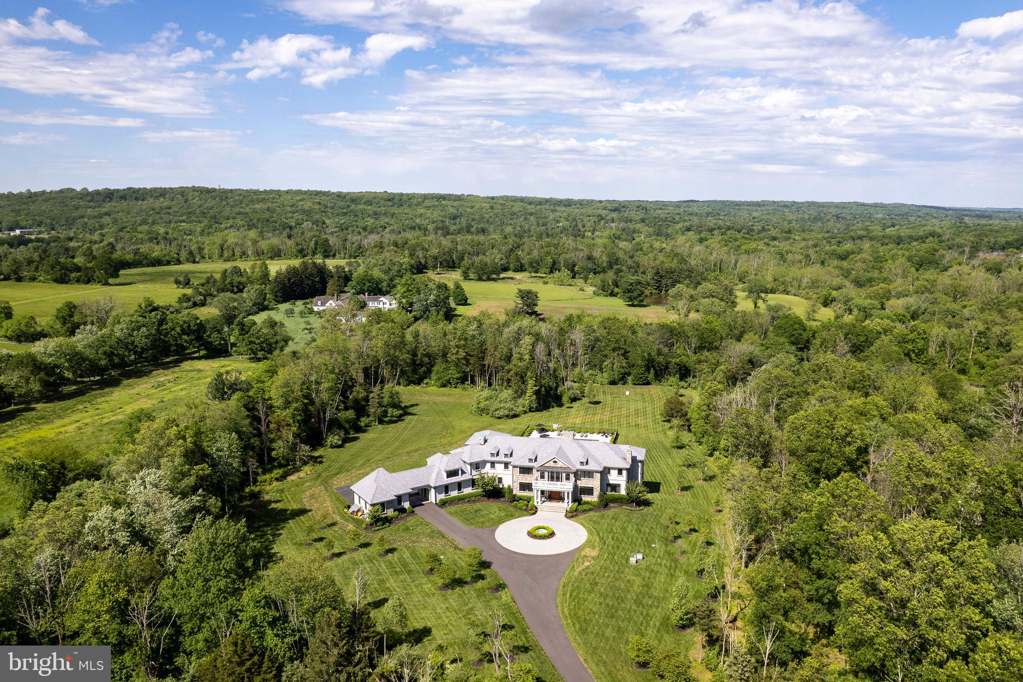 280 Carter Road Princeton, NJ 08540 - Photo 67 of 79 an aerial view of a house with a yard