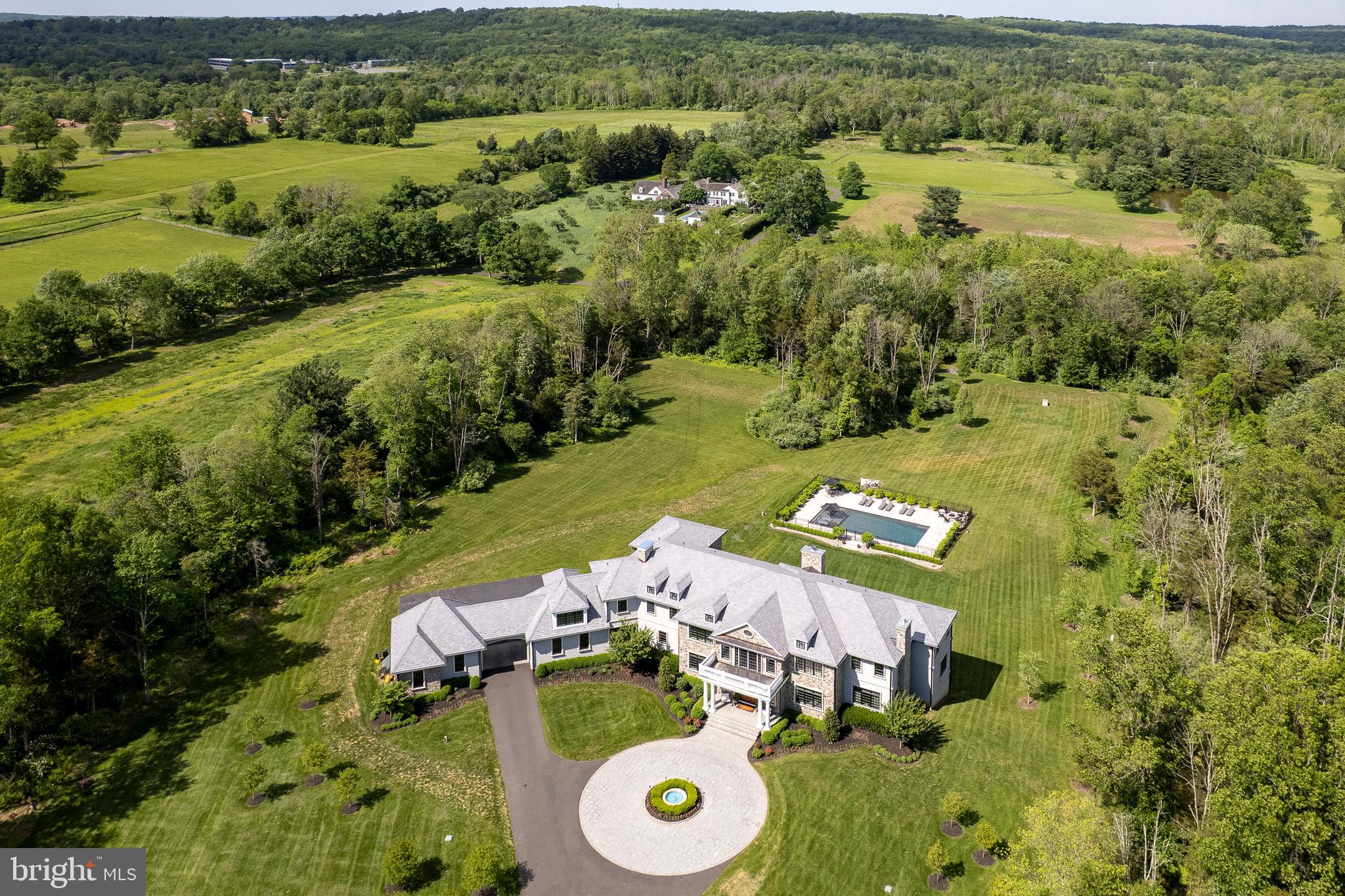280 Carter Road Princeton, NJ 08540 - Photo 71 of 79 an aerial view of a house with a yard