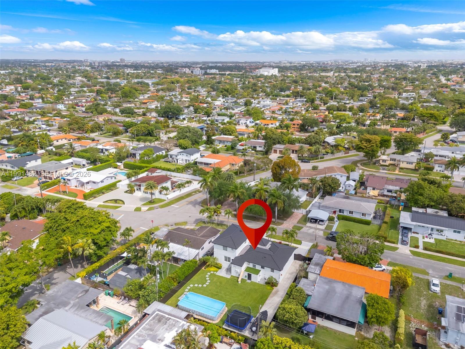7940 Southwest 20th Street Miami, FL 33155 - Photo 28 of 29 an aerial view of residential houses with outdoor space