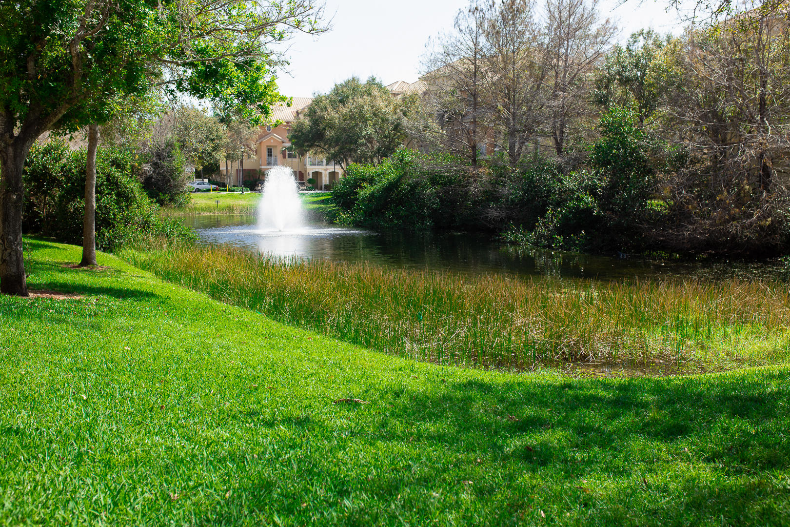 1272 Via Fiume Boynton Beach, FL 33426 - Photo 44 of 51 a view of a lake with a house in the background