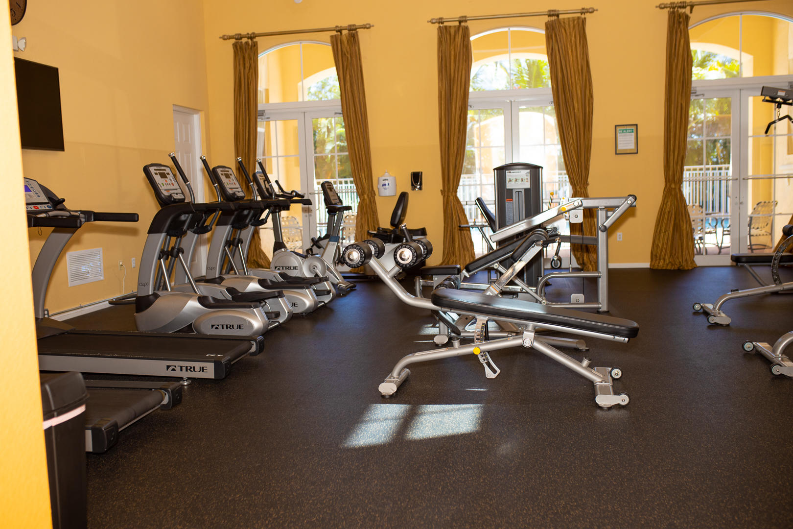 1272 Via Fiume Boynton Beach, FL 33426 - Photo 49 of 51 a view of a room with gym equipment