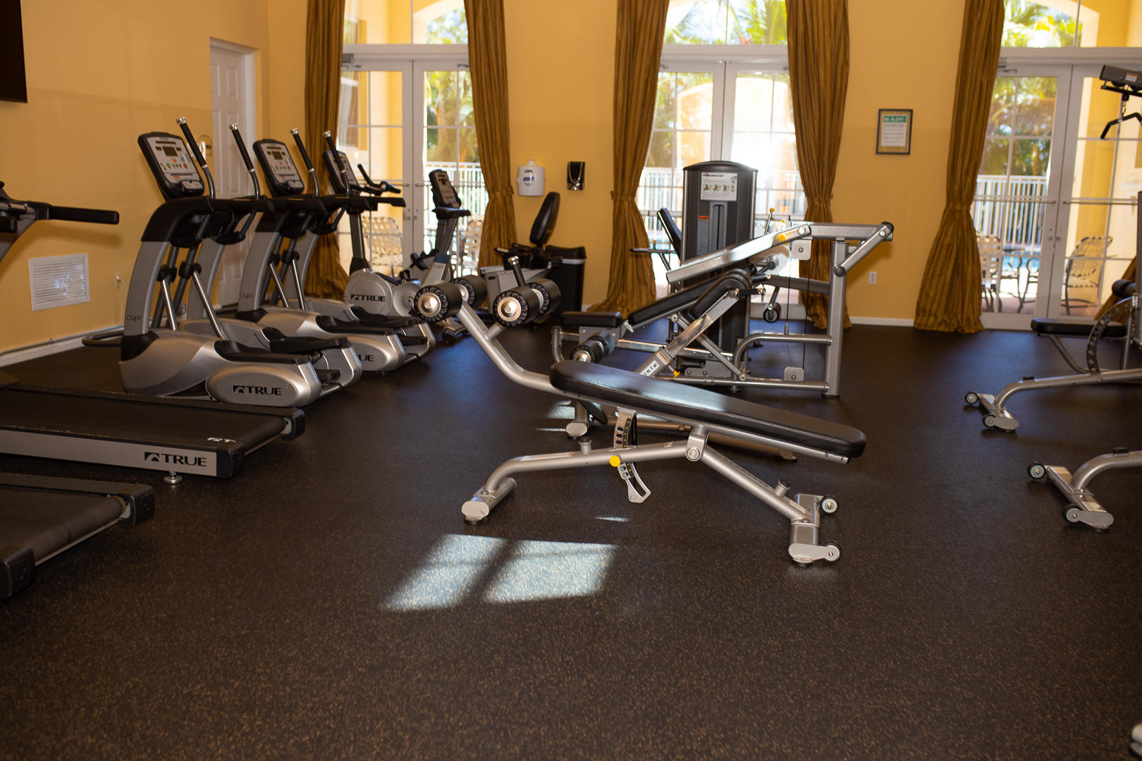 1272 Via Fiume Boynton Beach, FL 33426 - Photo 50 of 51 a view of a room with gym equipment